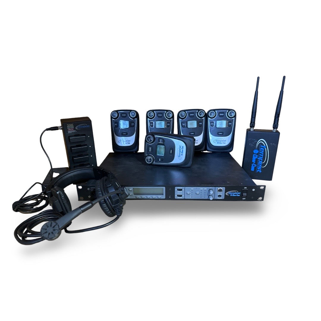 Clear Com Tempest 2400 intercom set