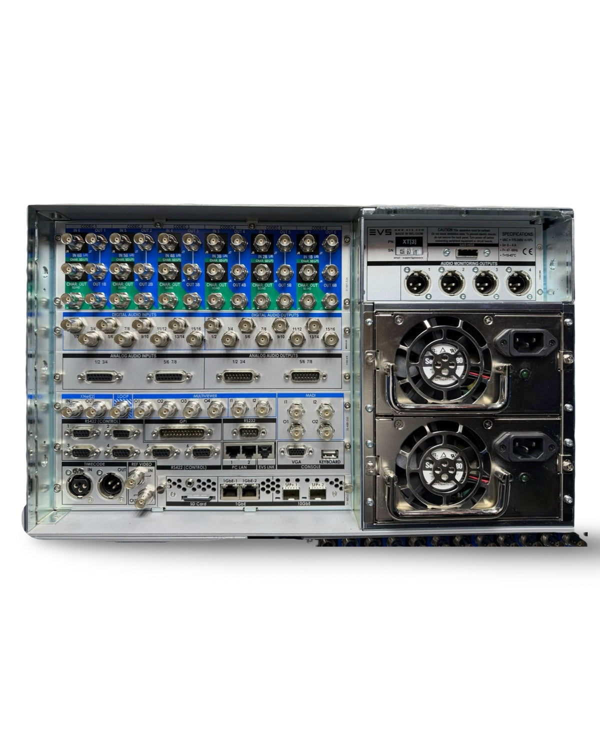 EVS XT3 channel max