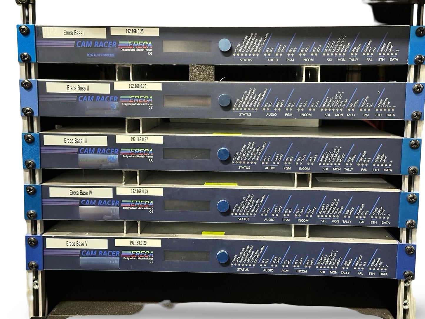 Cam Racer Optical fiber system