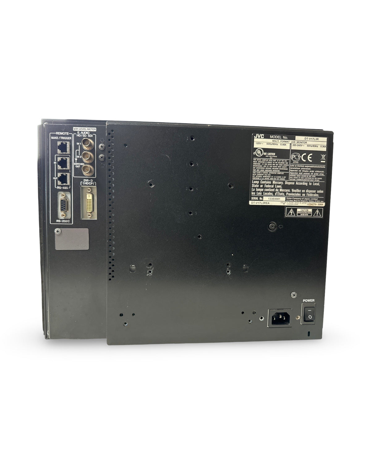 JVC DT-V17L3R – 17” HD/SD Broadcast LCD-Monitor