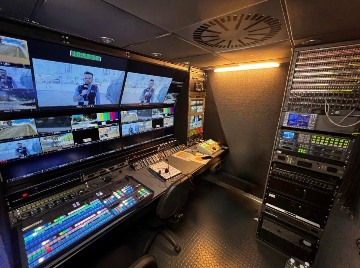 Renault HD OB Van – 8 Camera Broadcast Production Truck