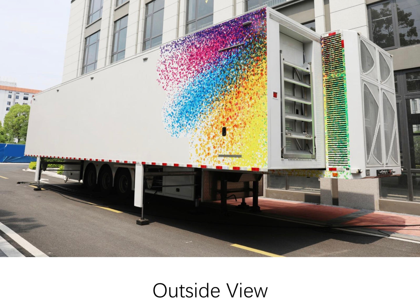 UHD OB trailer For sale with cameras and lenses