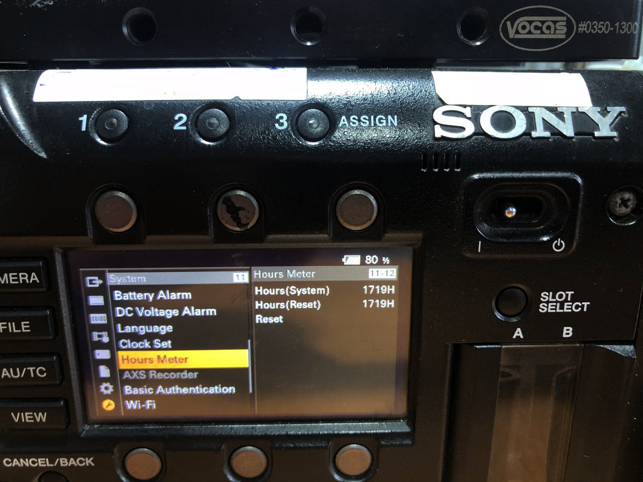 Sony PMW-F5 used with 4K