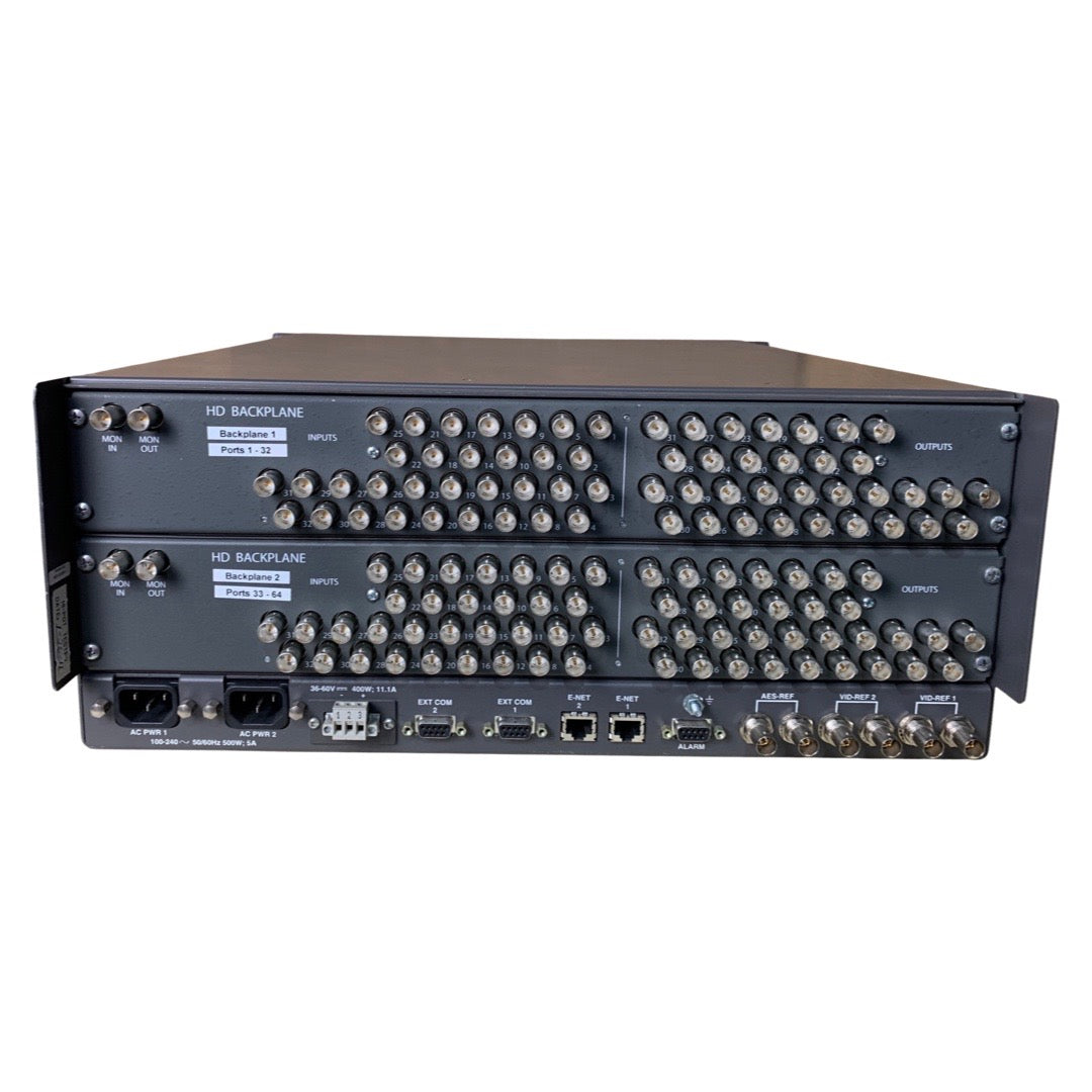 Grass Valley Conerto 64x64 HD-SDI router incl. Jupiter panels
